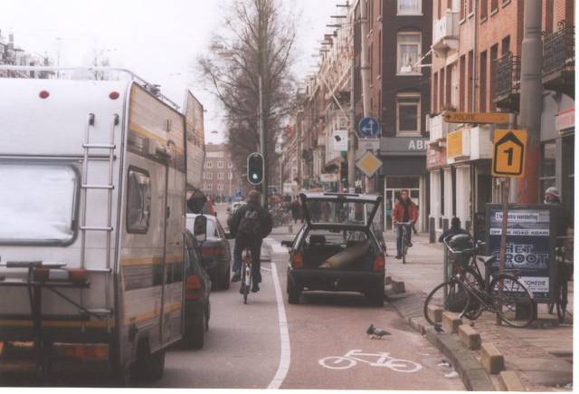 Bloqueador de ciclovía - Amsterdam