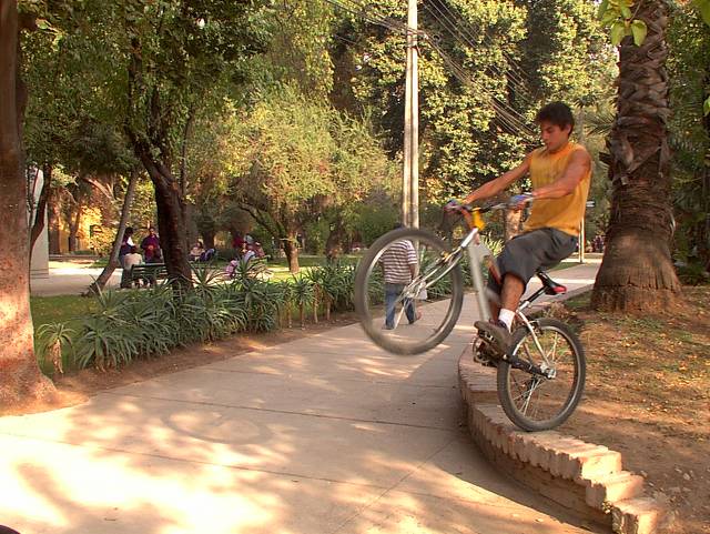 Bike Trial en Santiago, Chile