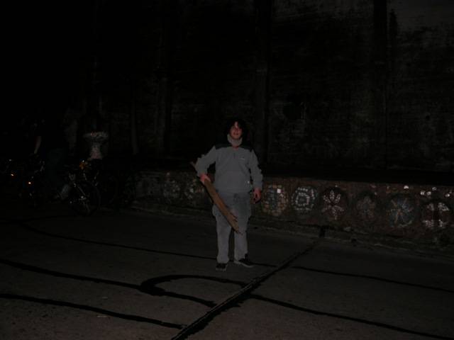 un teletubbie  en san isidro