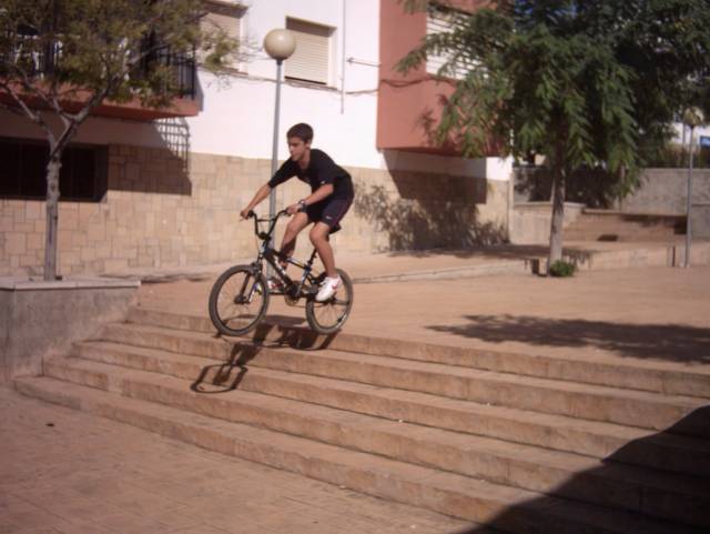 empezando a saltar
