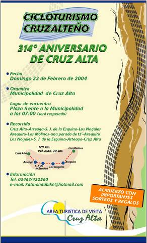 cicloturismo cruzalteño 120km
