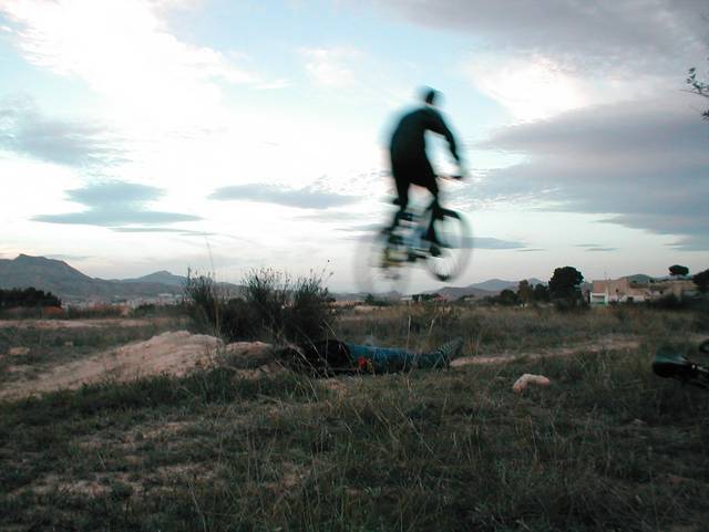 salto con persona