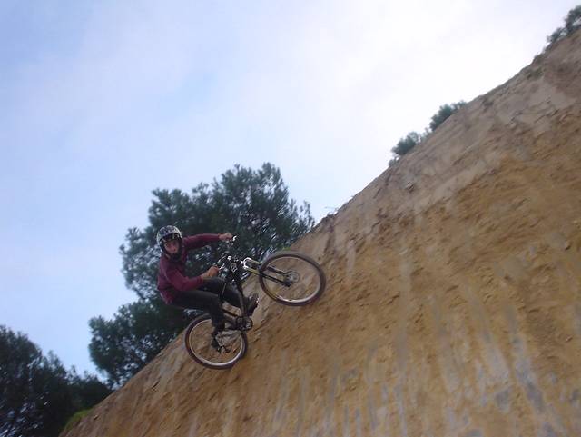 Wallride en las obras