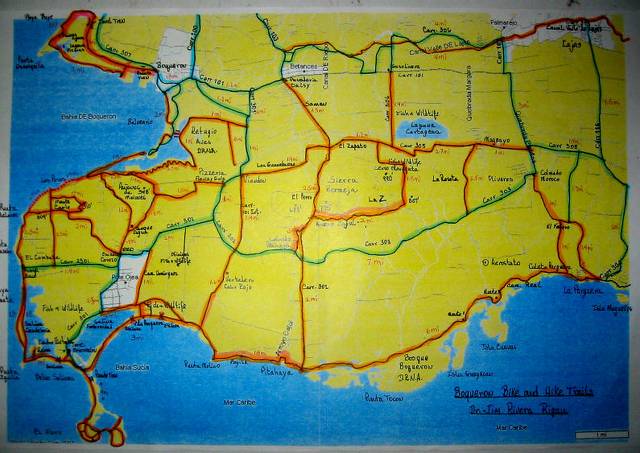 esta son las rutas a correr en Cabo Rojo Puerto Rico