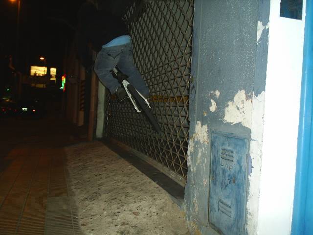 wallride en la persiana