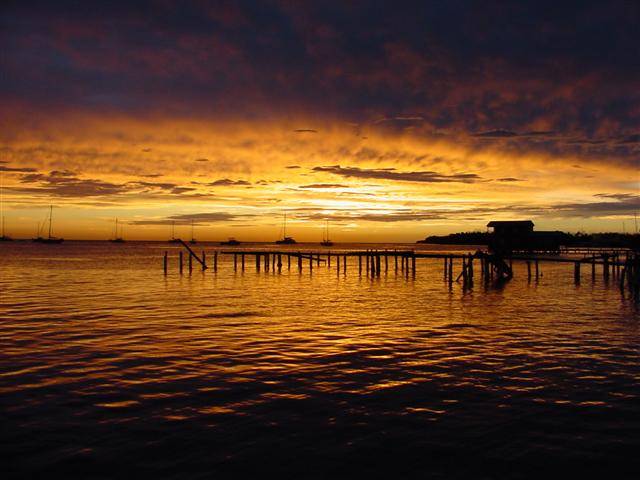 atardecer en boqueron P.R