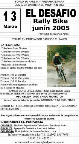 El desafio Rally Bike