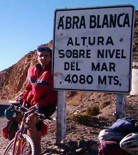 Abra Blanca 4080 mts.