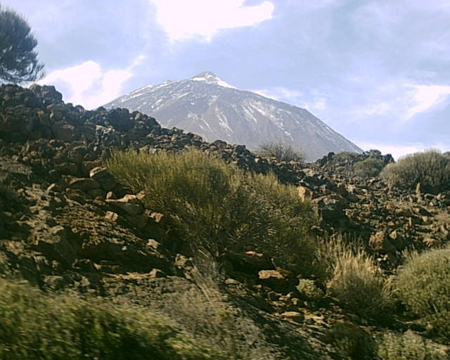 Teide un paisaje brutal.