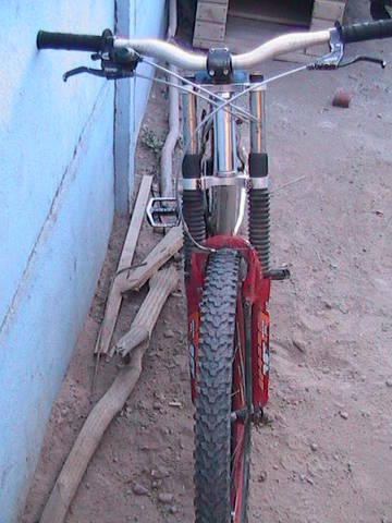 mi bike por delante