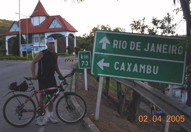 Llegando a Caxambu