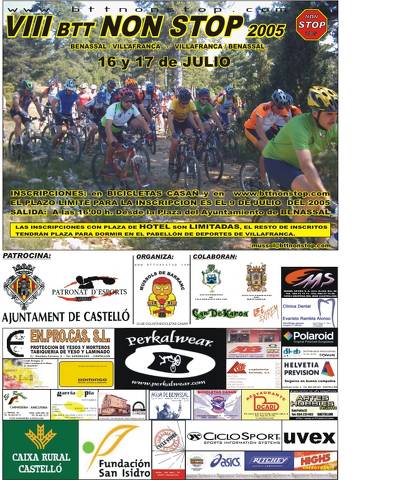 VIII MARCHA BTT NON STOP ORGANIZADA POR MUSSOLS DE BARRANC