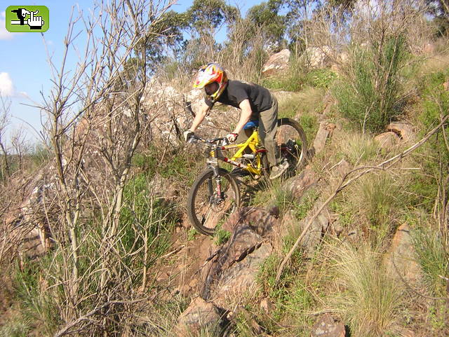 Nahu provando el nuevo circuito
