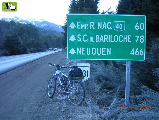 Hacía un poco de frío, de vuelta a Bariloche...