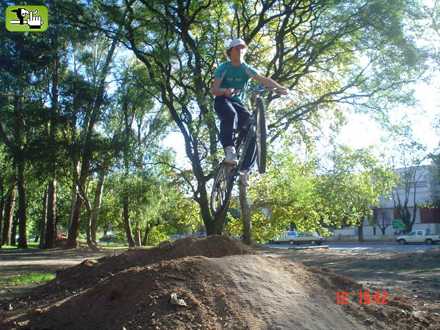 tirando las primeras pruevas en los dirt