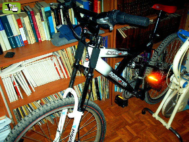 aumentando el recorrido de la horquilla