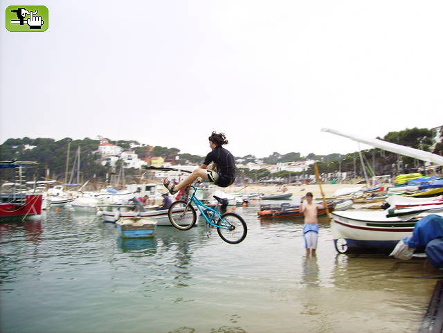 water jumping
