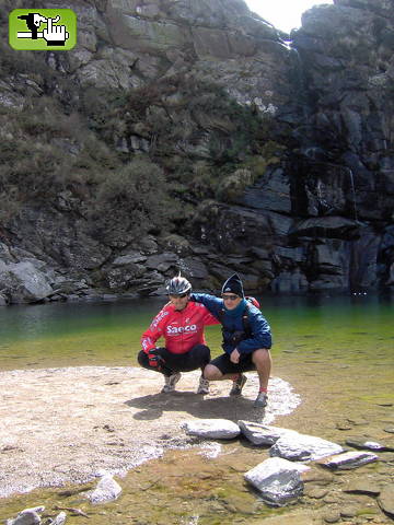 nestor y luis, grupo sendero en el salto del tigre