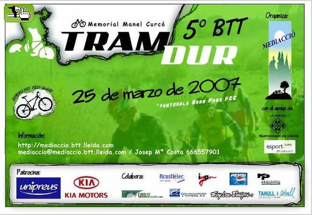 v tramdur  memorial manel curcó