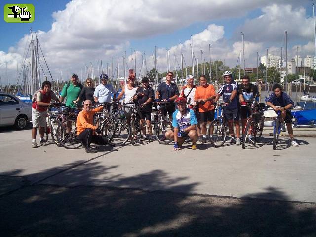 todo el grupo en el puerto ...