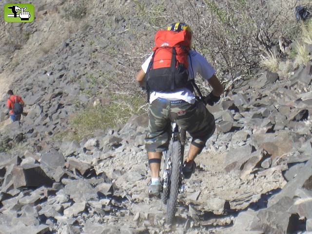 FABRICIO EN LA BAJADA DE LAS CABRAS