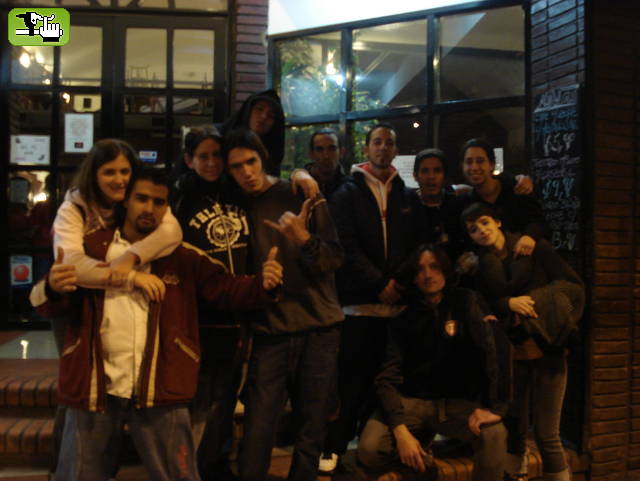 El team bones en el hielo!!!