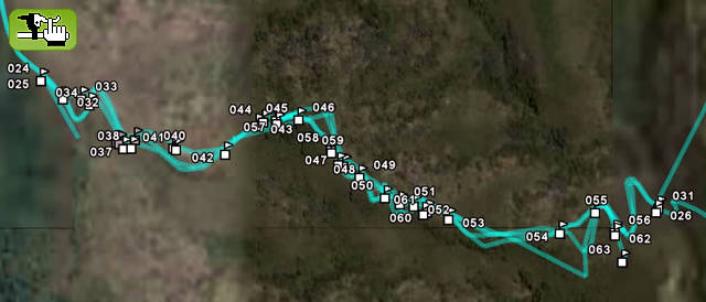 CROQUIS DEL CIRCUITO PARA LA 3ª FECAHA DEL CAMPEONATO ARGENTINO DESCENSO CATAMARCA