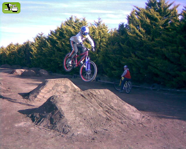 Ahora otra vista del dirt y el salto