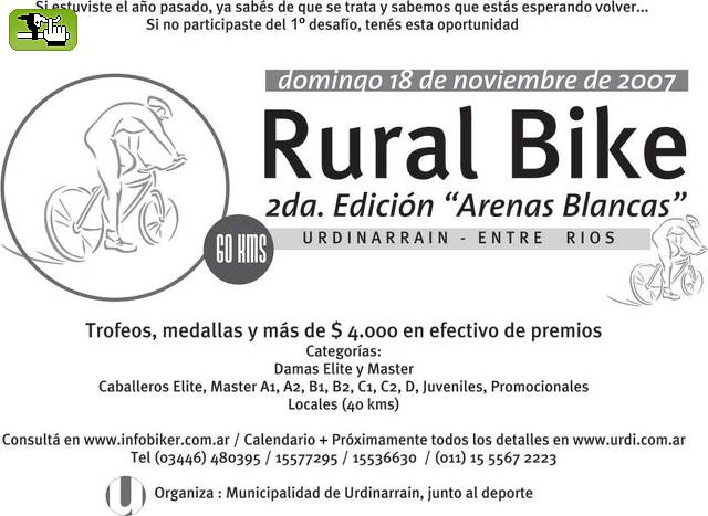 CArrera de RURAL BIKE