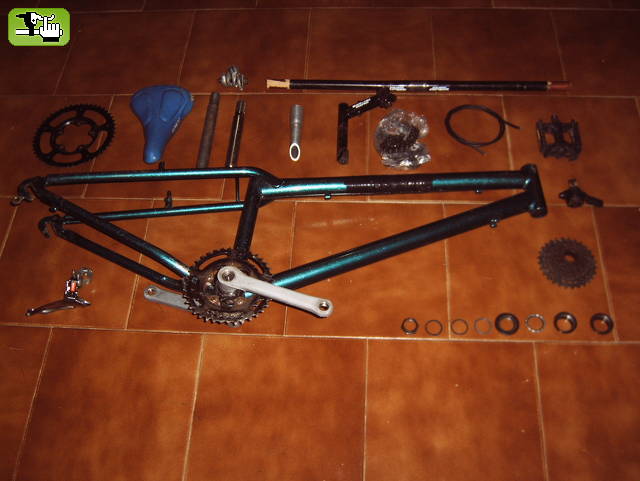 Vendo cuadro talla 10" muy bueno para biketrial - geometria = alox