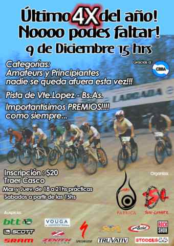 4X en Vicente lopez con mountain bike