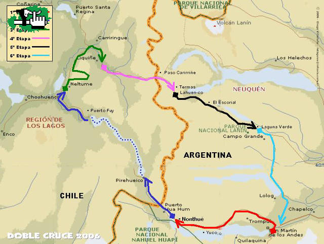 EL DOBLE CRUCE DE LOS ANDES