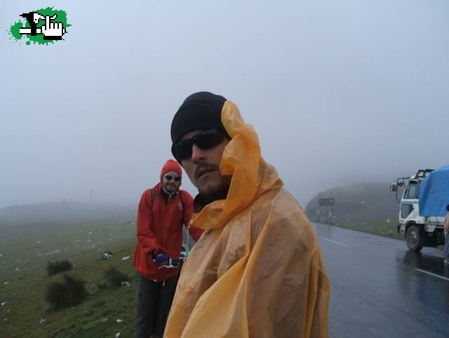 Llegando a la cumbre de la Cordillera Real