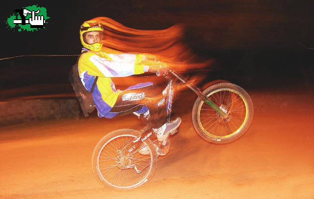Biker en llamas!!
