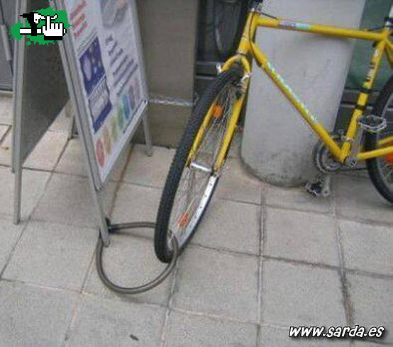la forma mas segura de dejar tu bici estacionada