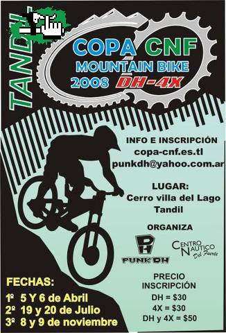 carrera de dh y 4x este finde en tandil