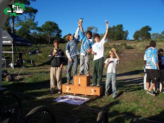 Podio DH Categoria Menores