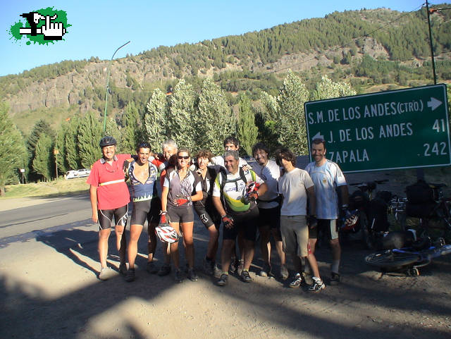 Llegando a San Martin de los Andes despues de casi 400 km. de viaje