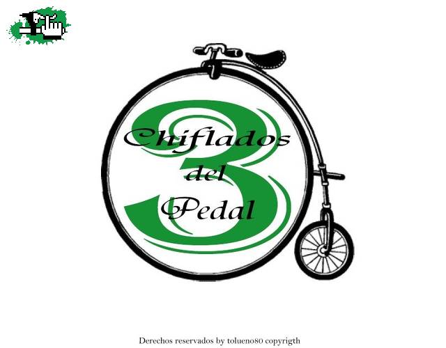 Logo de los 3 chiflados del pedal