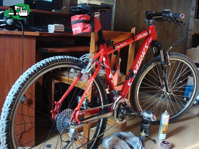 Mi Bike recien limpiada jeje