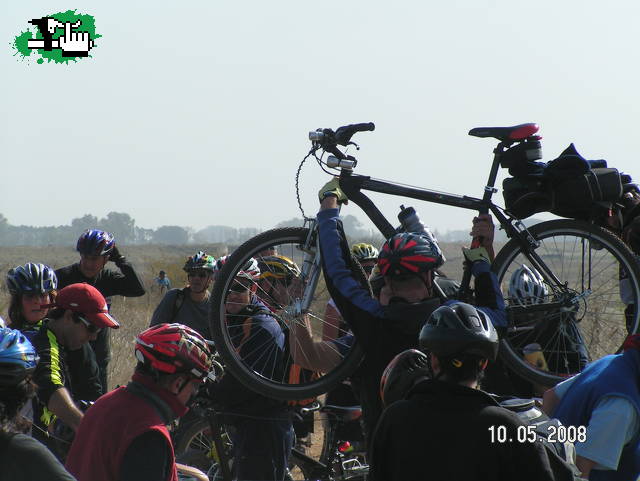 Piquete de ciclistas
