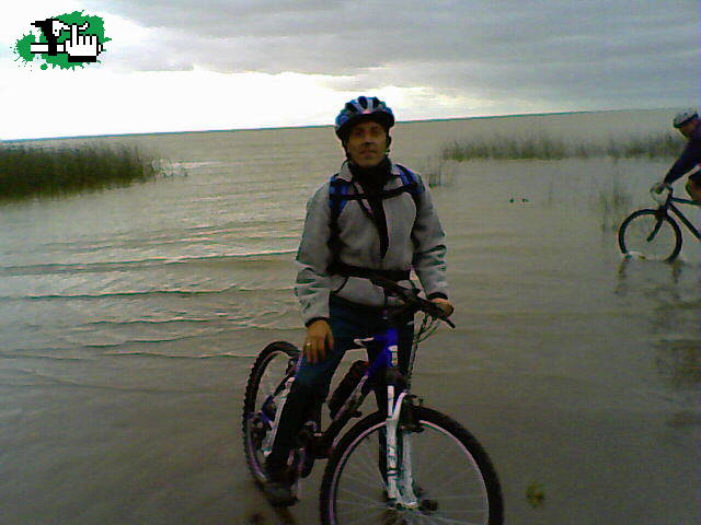 Yo en el Rio de la Plata cerca del Baldivino