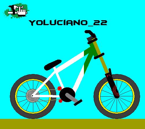 jeje mi bike en el paintt