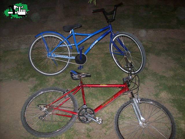 mi bici y la del geton