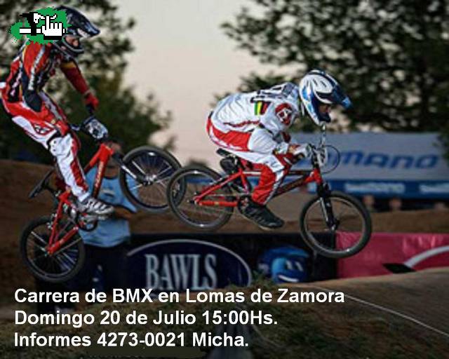 Carrera de BMX en Lomas de Zamora
