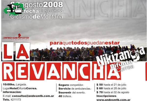 LA REVANCHA - NIKIZANGA 2008