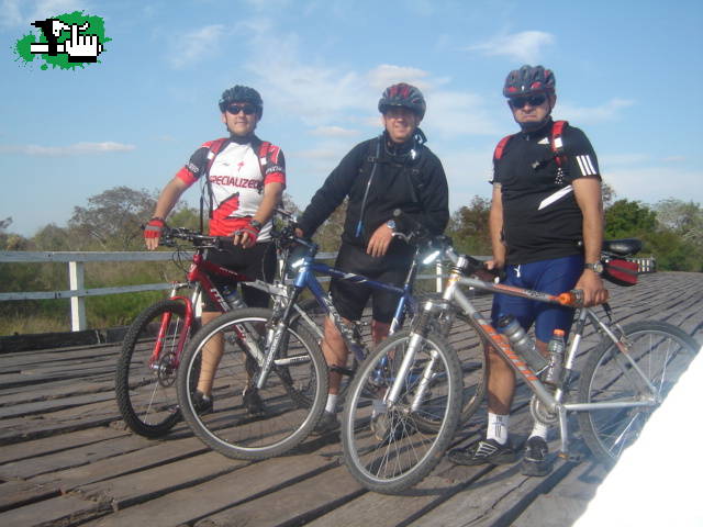 sobre el puente de descanso