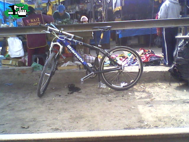 mi bike kon nuevo manubrio 