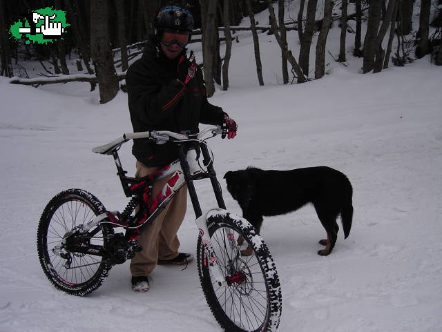 la nieve no la para