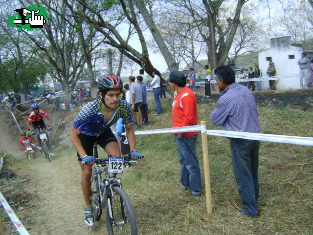 en plena carrera xD